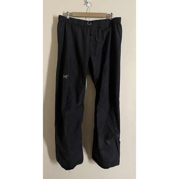 Arcteryx Goretex Black Nylon Pants Size Men’s XL *HAS FLAWS READ DESC* - Picture 1 of 15